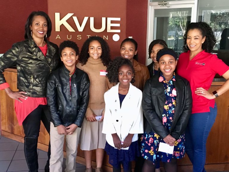 Black Business Journal's Kid Press Corps Trains At Local TV Station